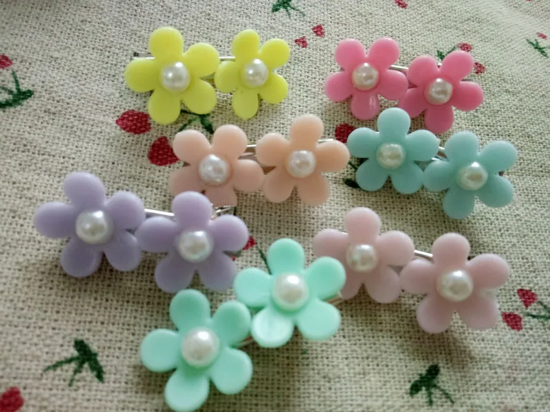 Cute Teddy Yorkshire Mix Colors Handmade dog bows pet hair Clips accessories grooming product 30pcs | Дом и сад