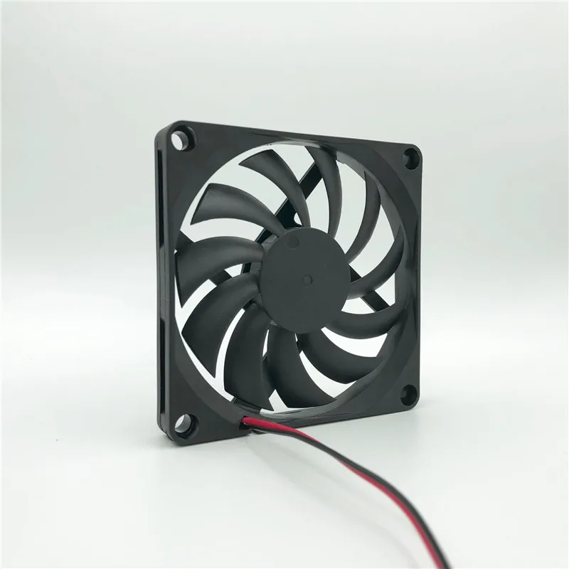 Кулер для процессора 80x80x10 вентилятор 5 в USB 12 В 24 В Ультра тихий 18dBA 3800 об/мин подшипник 80 мм радиатор 8 см чехол для компьютера вентилятор