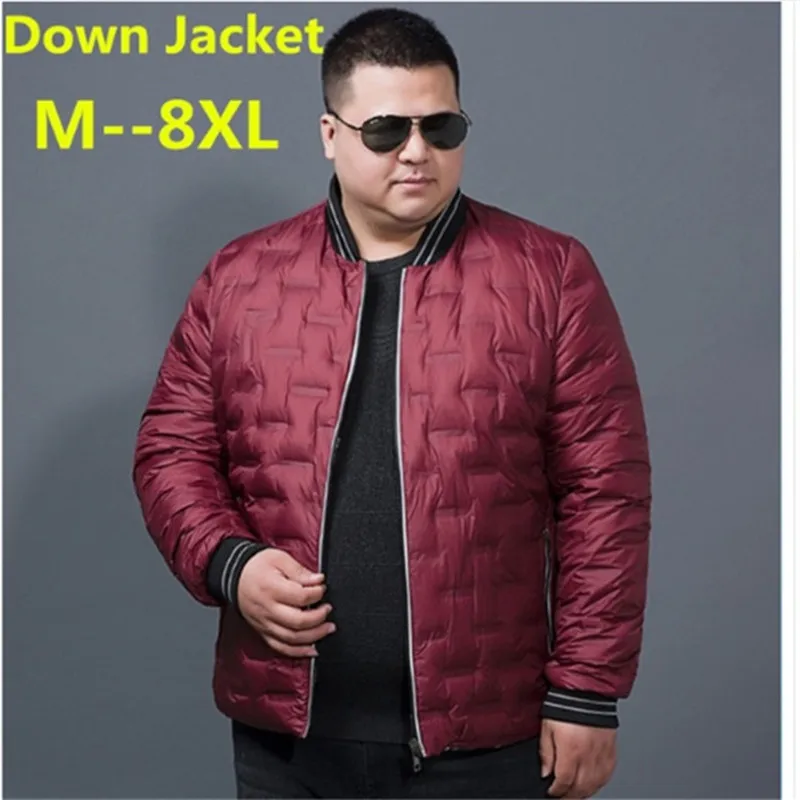 

new 8XL 6XL 5XL 4XL 90% White Duck Thick Down Jacket men coat Snow parkas male Warm Brand Clothing winter Down Jacket Outerwear