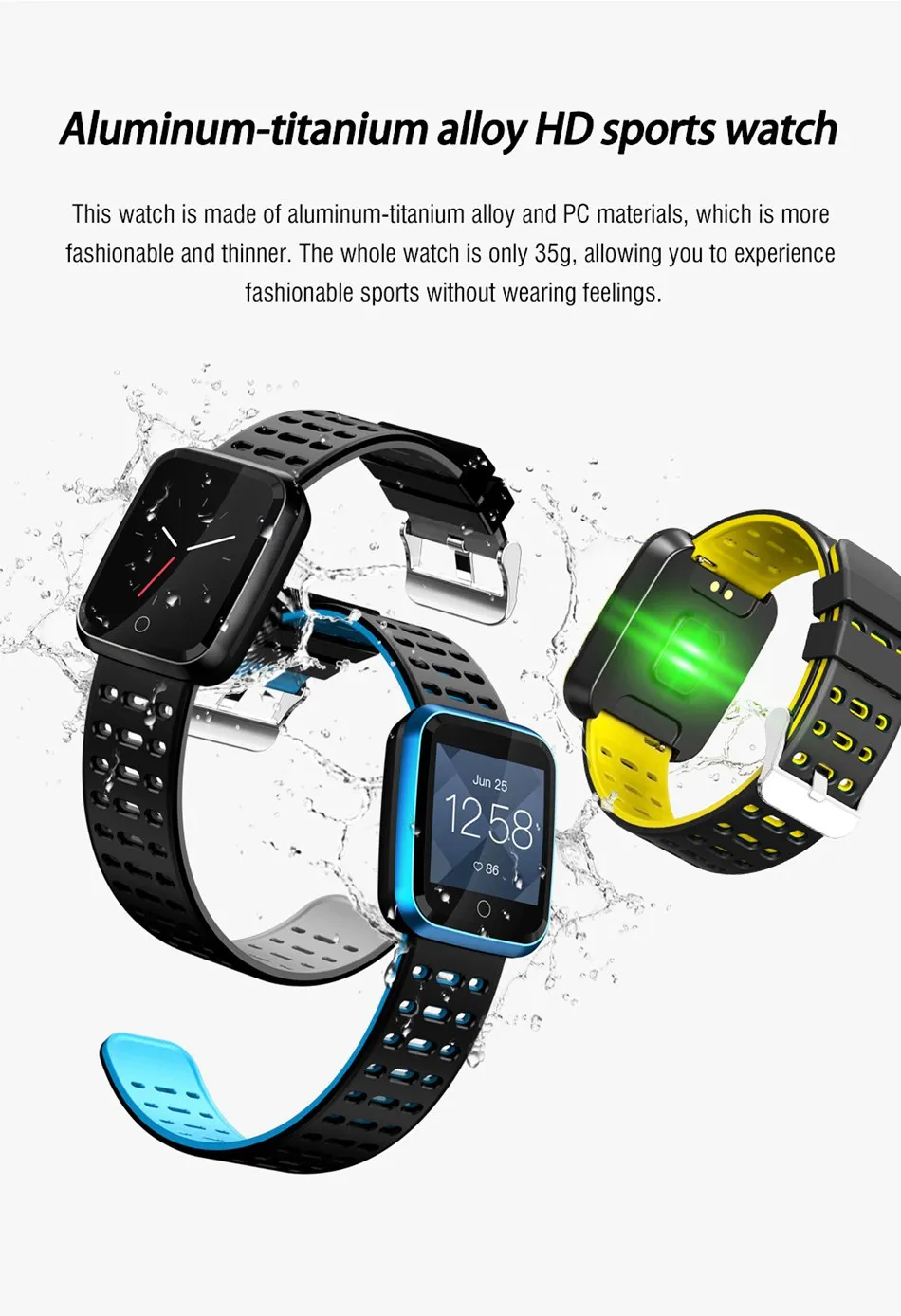 Bakeey N99 Smartwatch Для мужчин Для женщин 1,3 ips большой Экран пользовательские Интерфейс HR кровяное Давление Caller ID Дисплей Смарт-часы