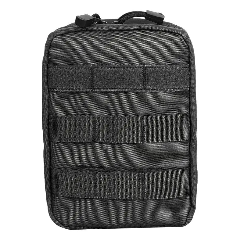 Black Уличная Военная тактическая поясная Сумка Многофункциональная EDC Molle сумка инструмент на Молнии Поясная Сумка аксессуар прочный поясной чехол - Цвет: Black