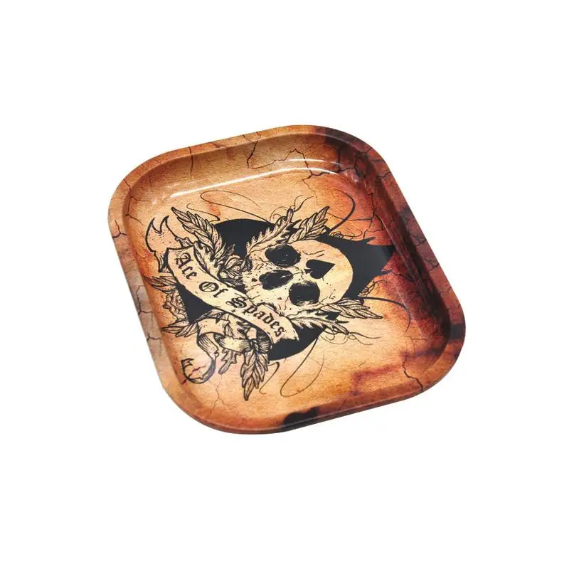 Лоток для хранения сигарет из жести лоток с несколькими узорами домашних и