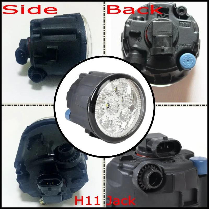 EEMRKE для Nissan Juke 2011 2012 2013 2014 9 штук светодиодные галогенные Противотуманные фары 12 В