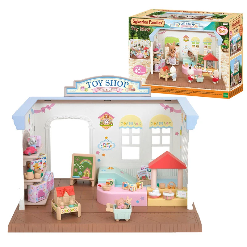 Sylvanian Families кукольный домик мебель аксессуары магазин игрушек сцены игровой набор без фигурки Новинка 5050