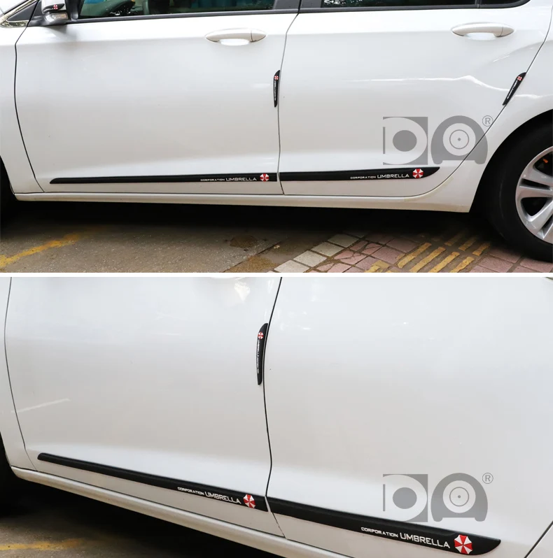 Car door lengthen anti-collision strips car protector styling decoration scratch cover for Renault Megane Koleos Espace Twingo
