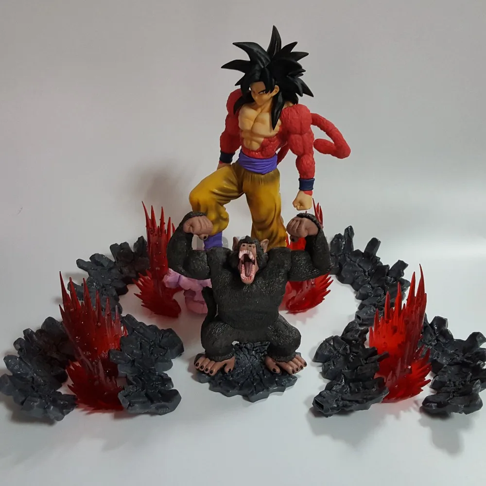 Фигурка Dragon Ball игрушки Goku Super Saiyan 4 Ape аниме Dragon Ball Z Son Goku ПВХ Фигурки figuas De Coleccion