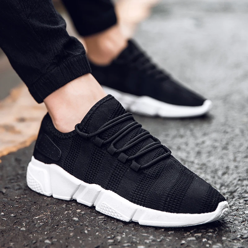 Оригинальные кроссовки для бега мужские 90 трикотажные беговые дышащие улицы