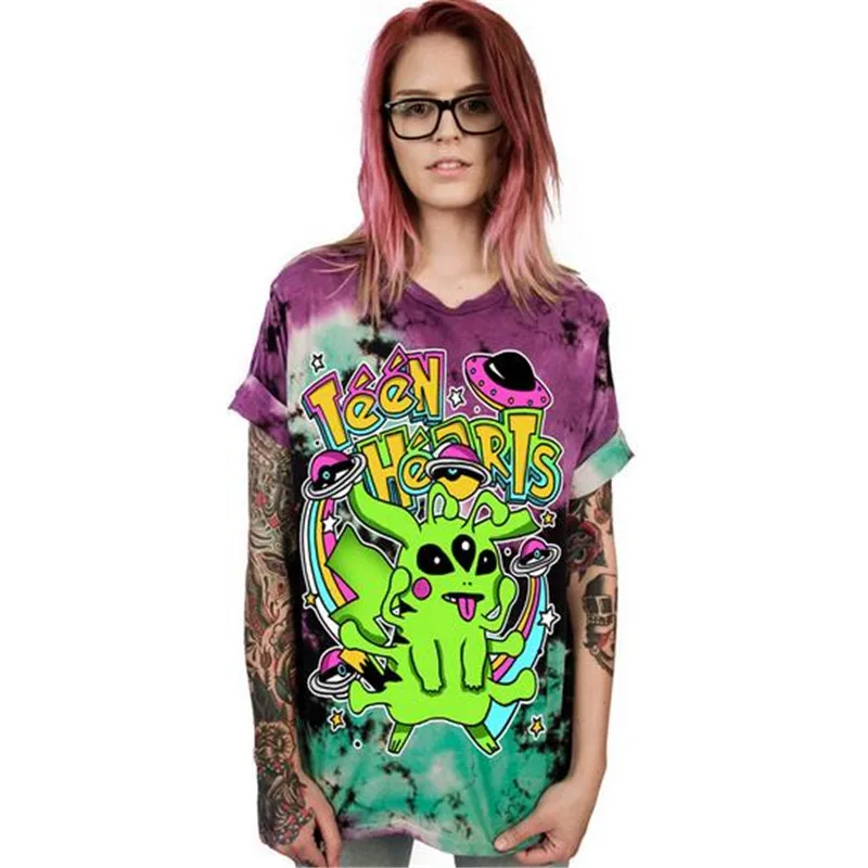 2017 Летняя женская одежда топы футболки с рисунком Пикачу Длинные футболки|long