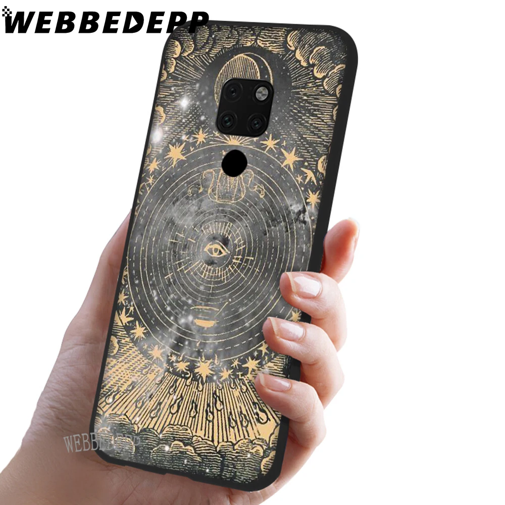 WEBBEDEPP Мягкий чехол из ТПУ с Луной и Таро для Xiaomi Redmi 7 4A 5A 6A 8A S2 4 4x5 Plus 6 Pro | Мобильные