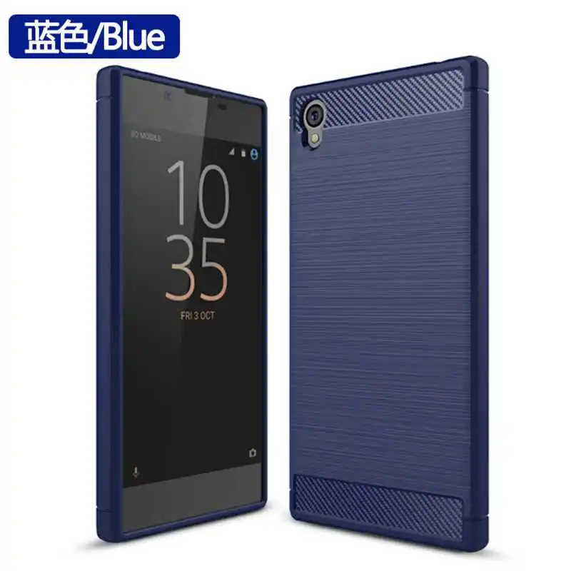 Navy Blue Mokoemi модный противоударный мягкий силиконовый чехол 5," для sony Xperia L1 чехол для sony Xperia L1 сотовый Чехол для телефона - Цвет: Navy Blue