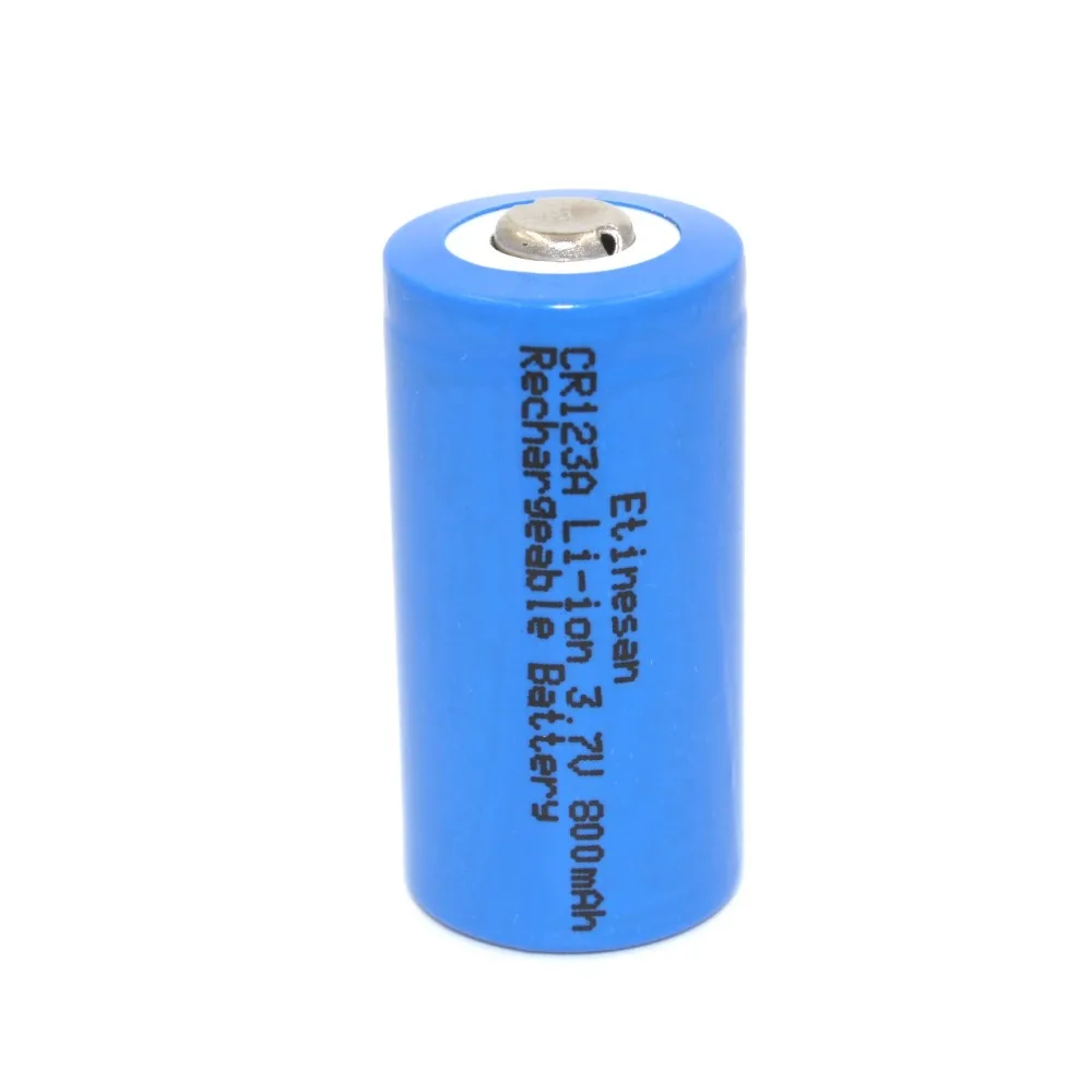 4 шт./лот Etinesan 800 мАч 2/3A CR17335 16340 CR123A LR123A 3 7 V Защищенные Литий ионные