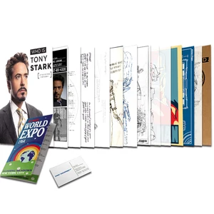 Папка для файлов с защитой А4, папка для файлов А5, принадлежности для школы и офиса, аксессуары для косплея tonystark
