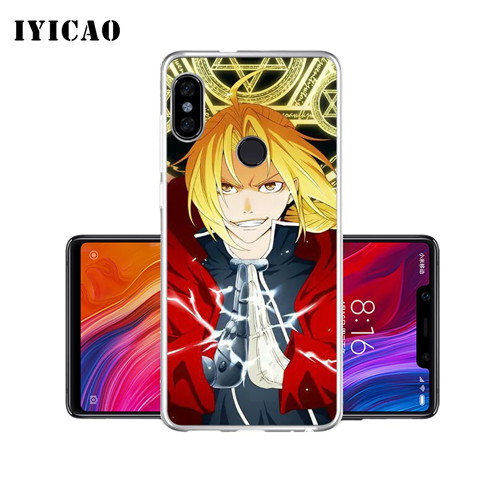 Металлический Алхимик IYICAO мягкий силиконовый чехол для телефона Xiaomi Mi 9 8 SE 6 A1 A2 Lite