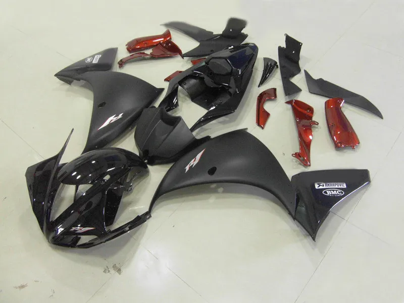 Комплект обтекателей для мотоцикла YAMAHA YZFR1 09 10 11 12 YZF R1 YZF1000 2009 2010 2012 ABS матовые и