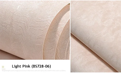 Light Pink ПВХ настенная бумага высокого качества, индивидуальная винтажная настенная бумага для гостиной, телевизора, дивана, фон для стены, спальни, кабинета, интерьера, 3D домашний декор - Цвет: Light Pink
