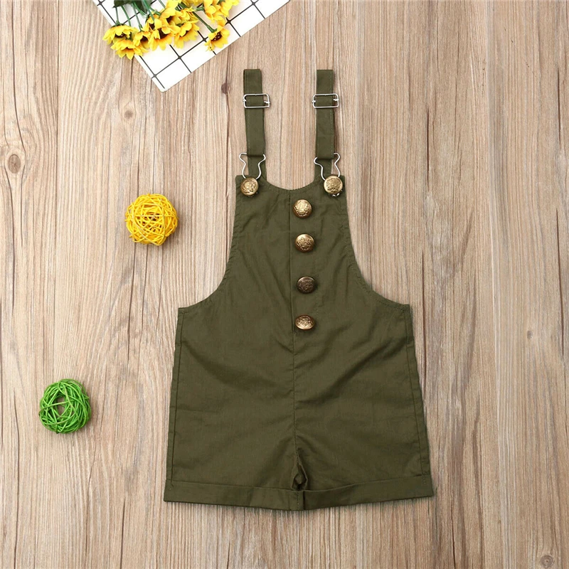 Детский комбинезон для девочек прочный одежда летний детский цельная
