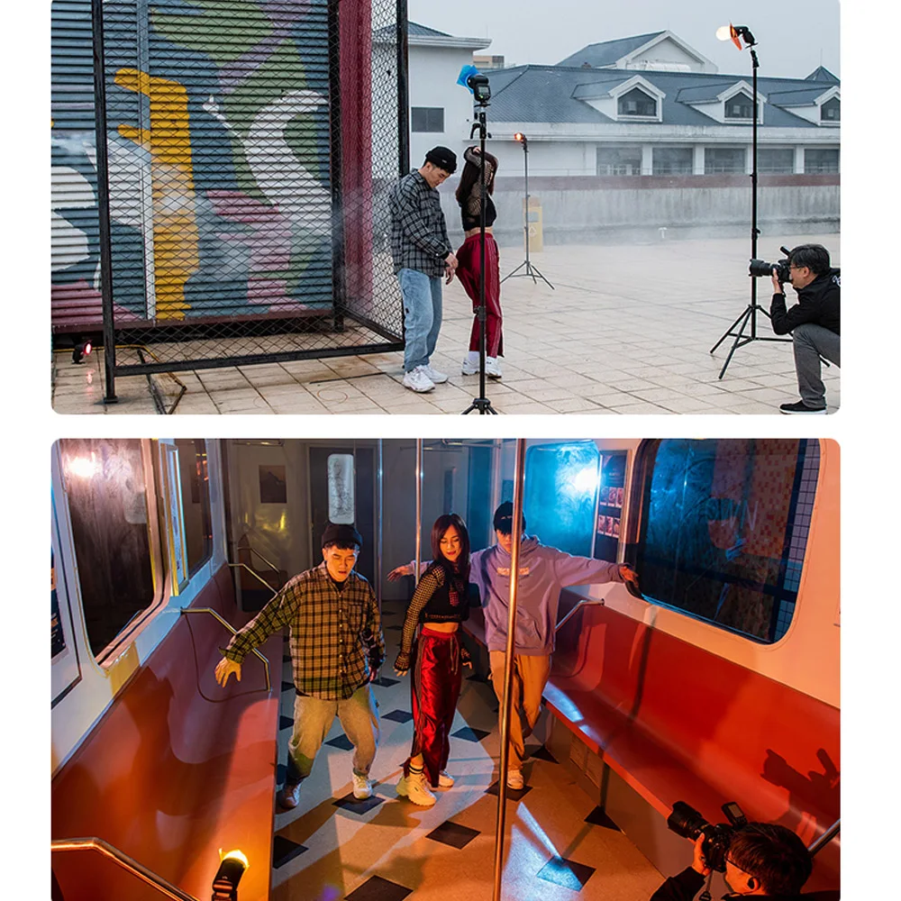 Вспышка для камеры Godox V1N Speedlite Speedlight Беспроводная круглая головка 2 4G Fresnel Zoom