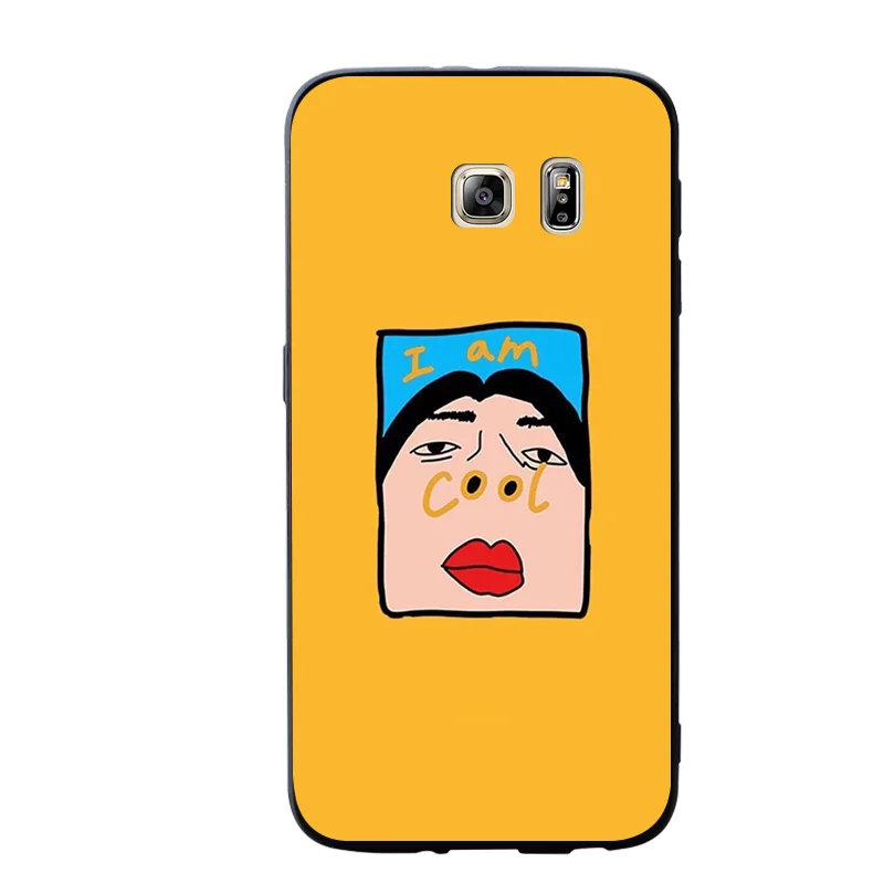 I am cool чехол для телефона s samsung Galaxy S10 e S9 S8 S7 S6 Edge Plus Мягкий чехол|Чехлы-накладки| |