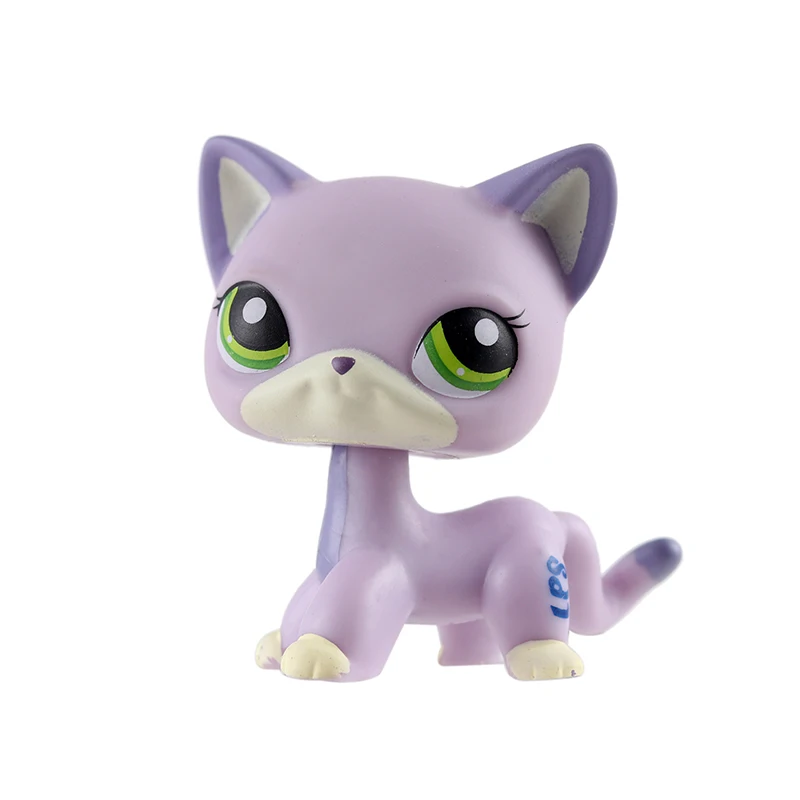Коллекция милых персонажей серии pet shop коллекция экшн 5 6 см розовые и белые кошки