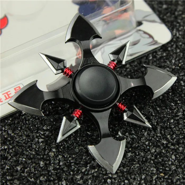 Ниндзя дартс Спиннер Fidget игрушка Металл EDC Наруто ручной металл аутизм и СДВГ