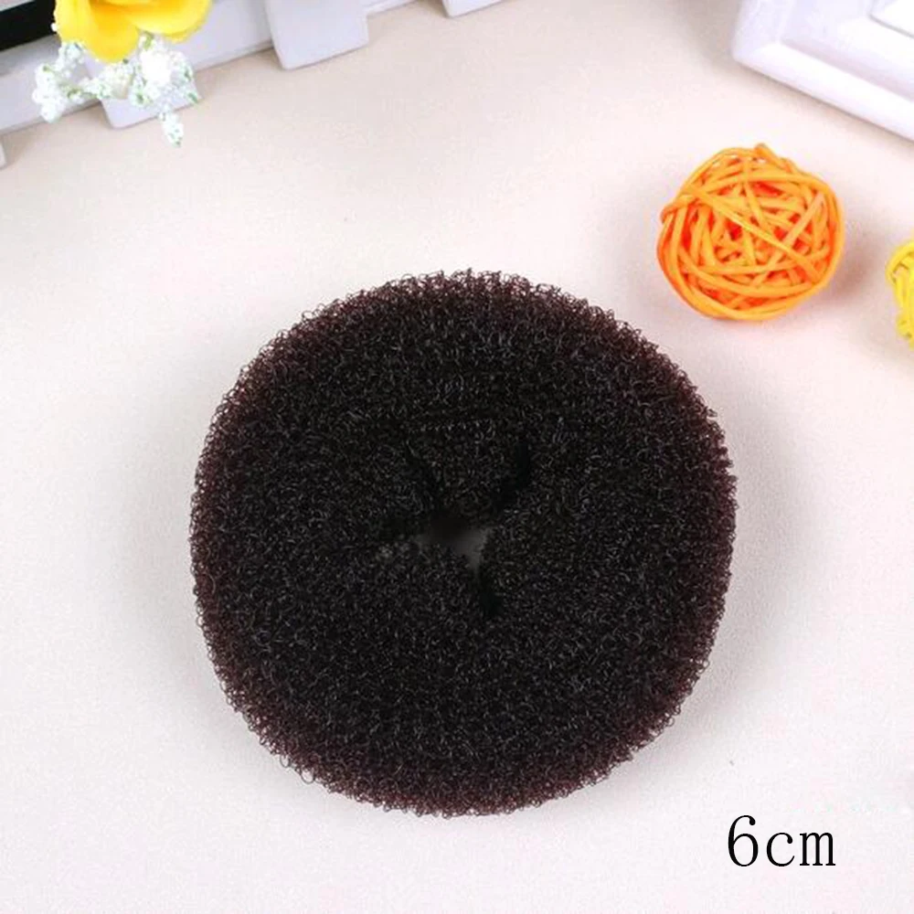 FAMSHIN милые женщины девушки губка Скоба ролик для волос голова булочка