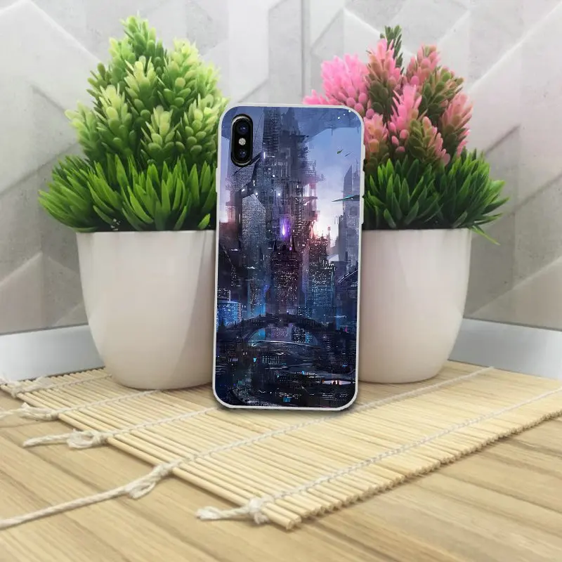 Мягкий силиконовый чехол для телефона iPhone X XR XS Max 6 6S 6Plus 6splus 7 7Plus 8 8Plus 5 5S 5C SE 4S Bags Future