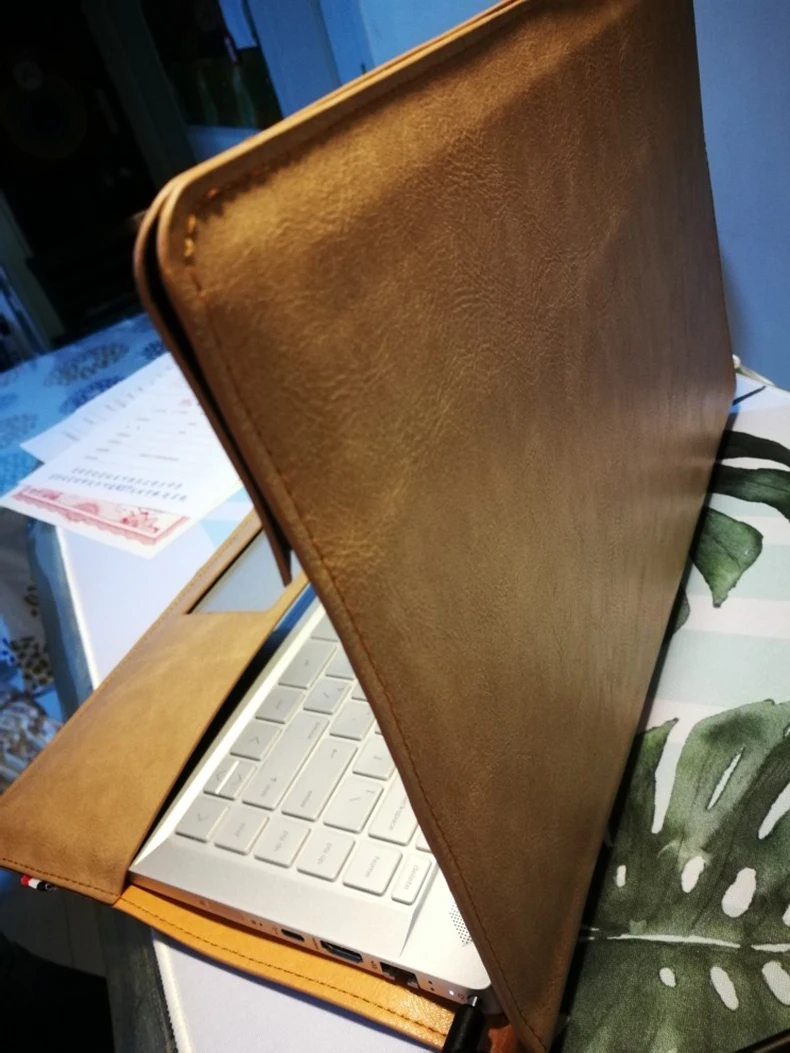 Чехол-подставка для hp ENVY 13 AH0000 AD100TU 13," из искусственной кожи для ноутбука hp Pavilion 13,3" 1" BF100TX 14 CE1002TU подарок