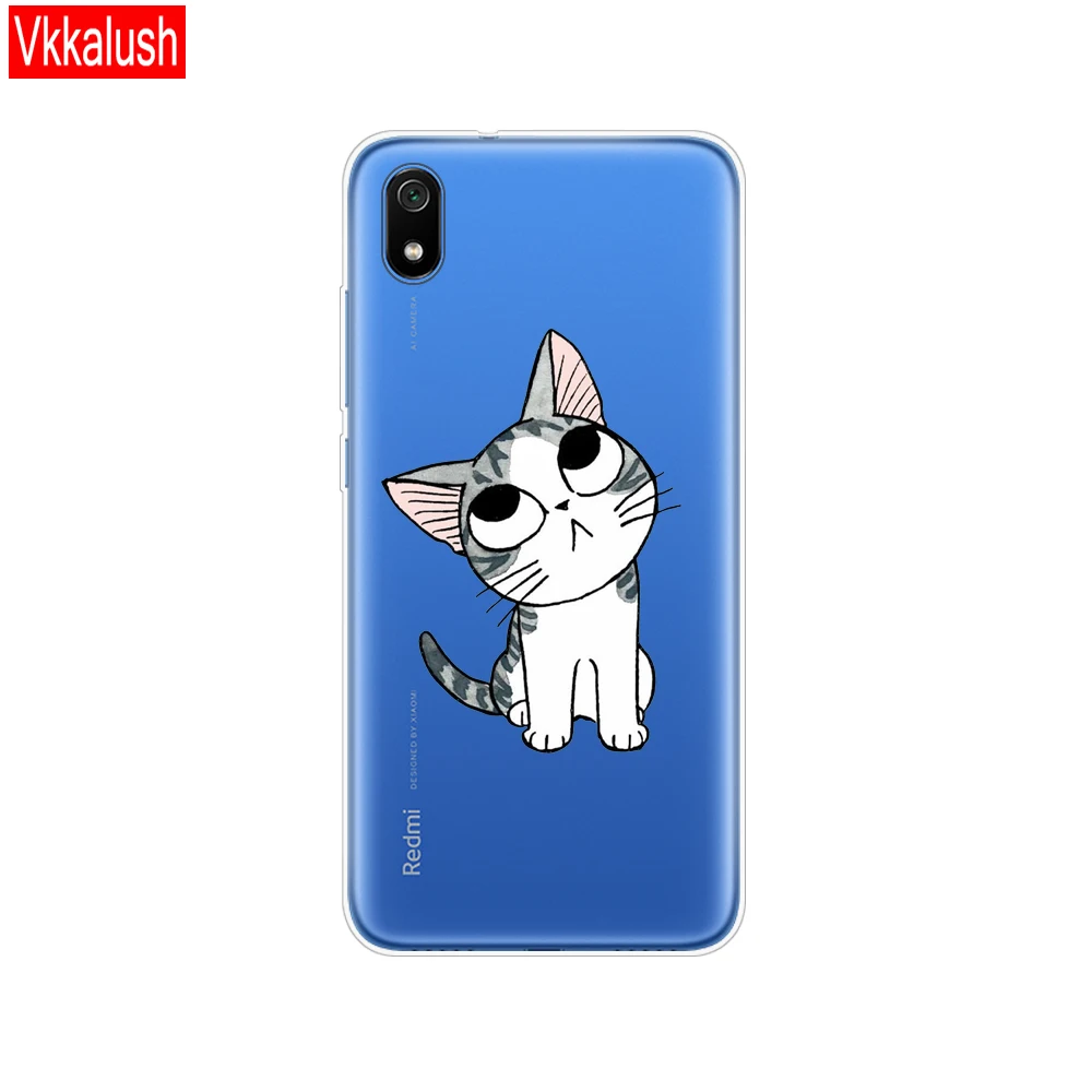 80354 Чехол для Xiaomi redmi 7a, чехол s, полная защита, Мягкая силиконовая задняя крышка из ТПУ для redmi 7 A, бампер для redmi 7a, защитная задняя крышка - Цвет: 80354