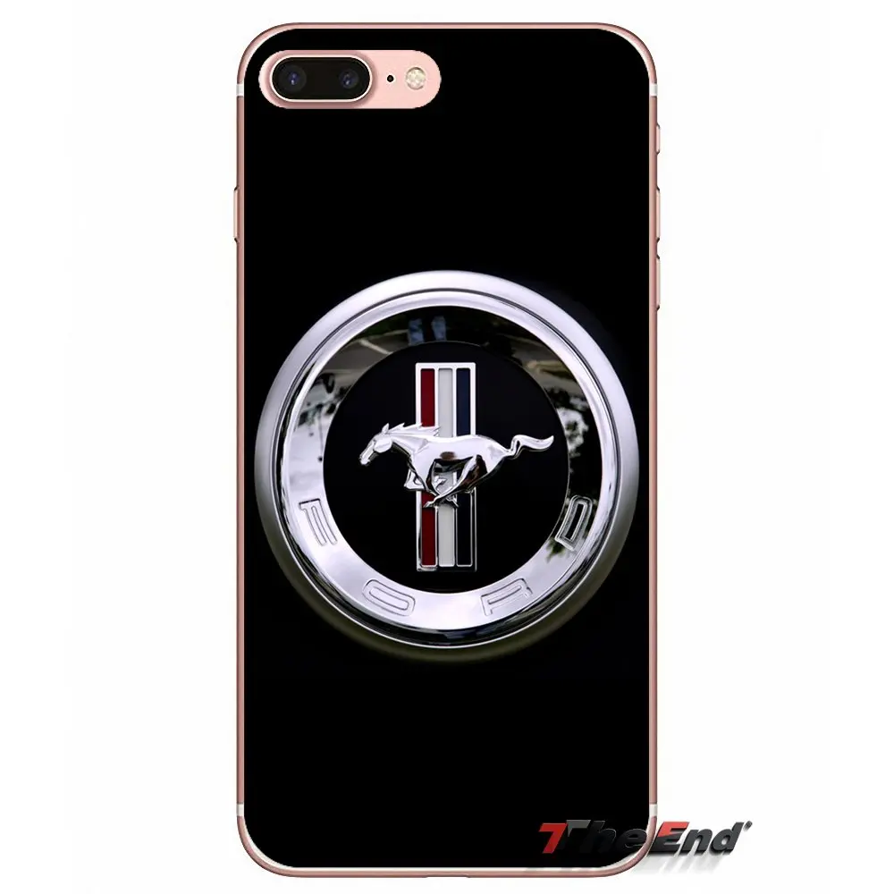 Мягкий чехол для Samsung Galaxy S3 S4 S5 MINI S6 S7 edge S8 Plus Note 2 3 4 5 Grand Core Prime Shelby Cobra Mustang с