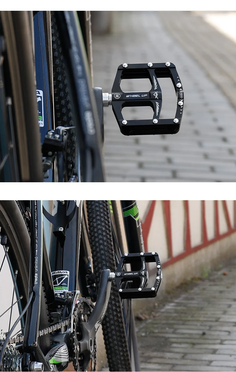High Strength Bicycle Pedals Road Bike Mountain Pedal Thicken Mtb Parts Cycling Accessories CNC Aluminum Alloy Cycle | Спорт и
