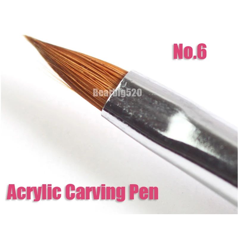 Акриловый УФ-гель для дизайна ногтей кисть-ручка резьбы жидкого порошка DIY