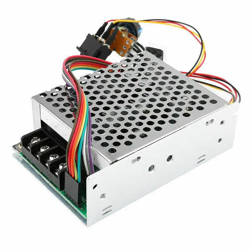 DC10 55V 12V 24V 36V 60A ШИМ двигатель Скорость контроллер вращение по часовой стрелке и