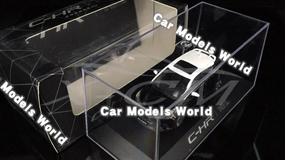 Литая под давлением модель автомобиля для C-HR CHR 1:43 (черный/белый) + маленький