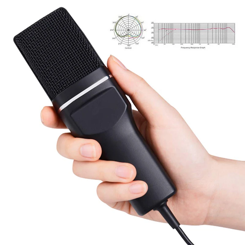 FELYBY USB микрофон с подставкой и поп-фильтр двухслойный подвесной Штатив для ПК или Mac YouTube видео запись