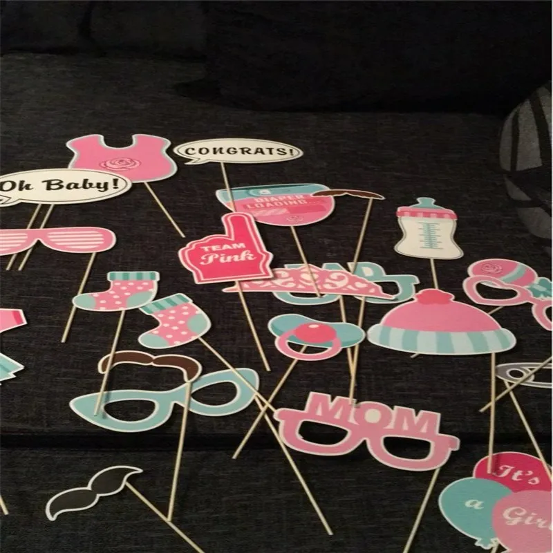 FANLUS It's Baby Shower Party фото стенд реквизит наборы на палочках набор из 30 шт | Дом и сад