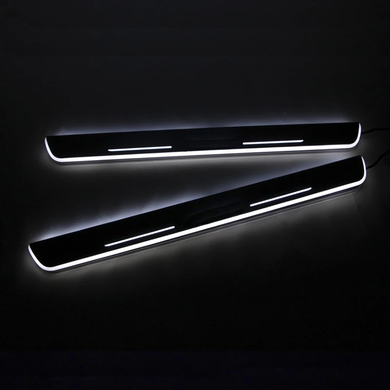 

SNCN LED Car Scuff Plate Trim Pedal Door Sill Pathway Moving Welcome Light For VW Volkswagen Jetta MK6 2011-2015 Accessories