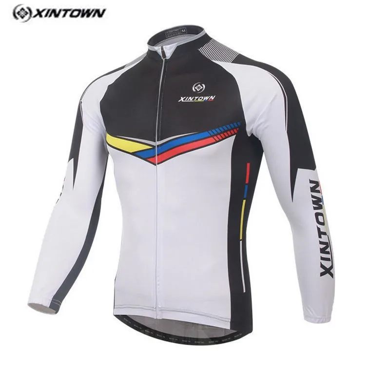 Лидер продаж Мужская велосипедная длинная футболка белая черная женская для