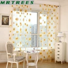 Фотообои для гостиной фиолетовые прозрачные шторы для детской двери спальни короткие оконные шторы для кухни Детские занавески