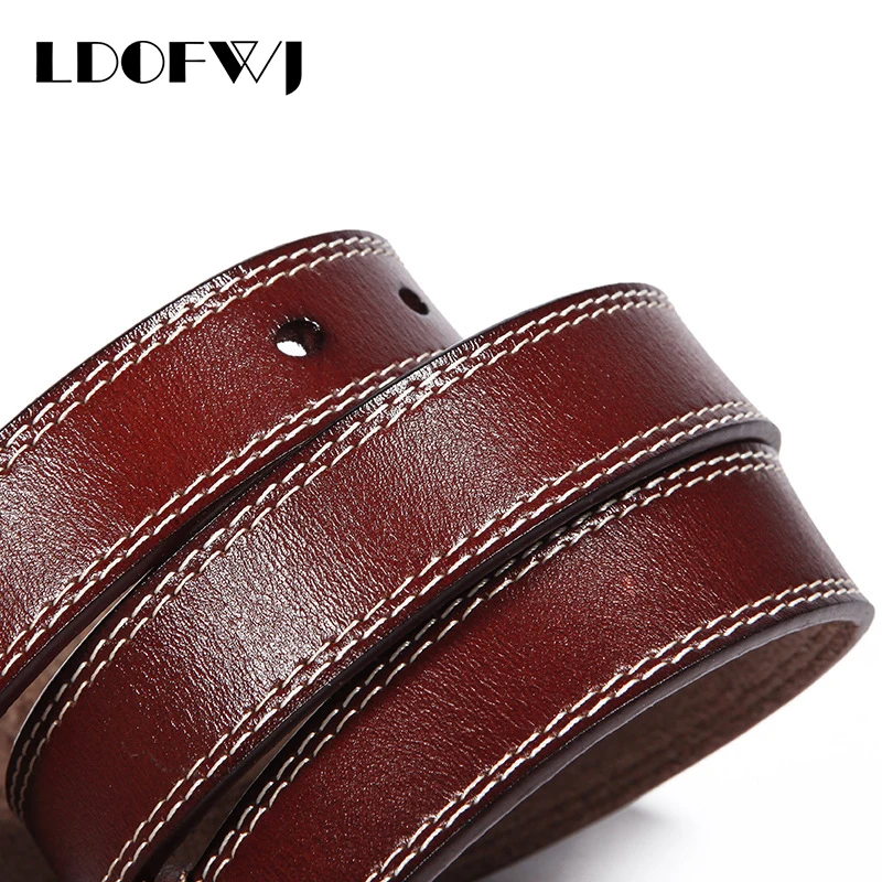 LDOFWJ 2018 Hot Fashion Women Belts Leather Metal Pin Buckle Waist Belt Waistband woman High quality Second Layer Cowskin | Аксессуары