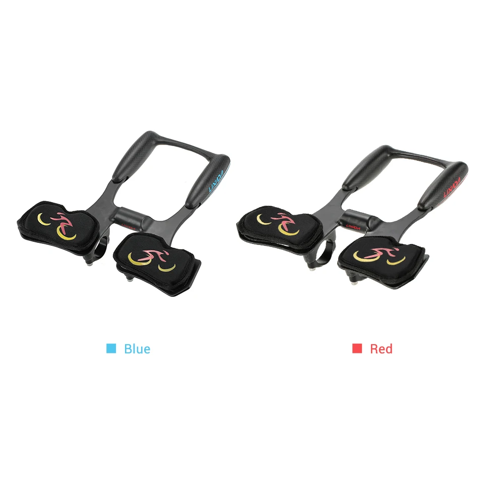 

Lixada Carbon Fiber Bicycle Aerobar Bike Road Triathlon Arm Rest Handlebars Bike Racing Aero Bar Bicycle Handlebar