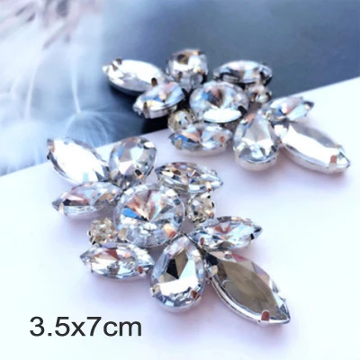 18 Высококачественный стеклянный материал страз стенен naaien шитье на пуговицы Стразы для пальто - Цвет: 18