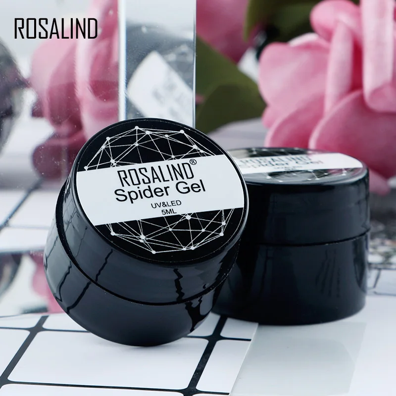 Rosalind гель паук для ногтей 5 мл DIY Гель лак потянутый провод рисования украшение