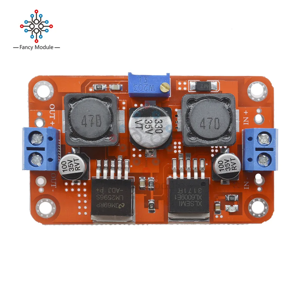Автоматический понижающий модуль преобразователя Напряжения XL6009 LM2596S|module