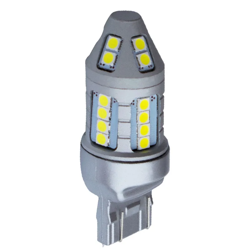 Супер яркий T20 7443 7515 W21/5 W 30 SMD 3030 светодиодный авто тормозные лампы 21/5W Автомобильные фары дневного света светильник поворотники лампы AC/DC 12V