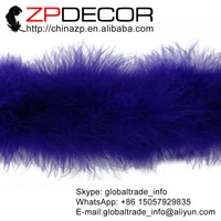 zpdecor 20 yardslot 20g beautiful wholesale eggplant marabous feathers boas for sale cheap