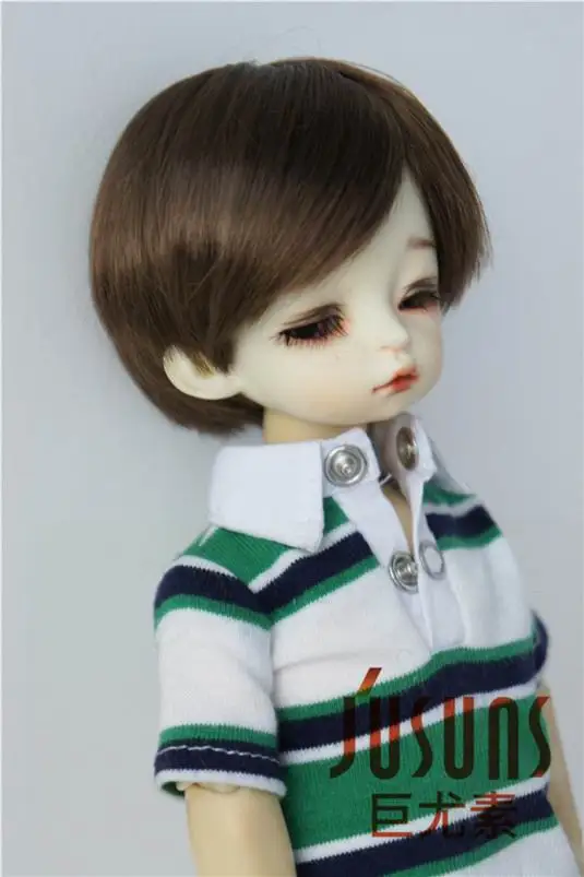 JD341 6-7 дюймов кукольный парик YOSD кукла парики 16-18 см короткие мальчики cut BJD парики кукла 1/6 аксессуары