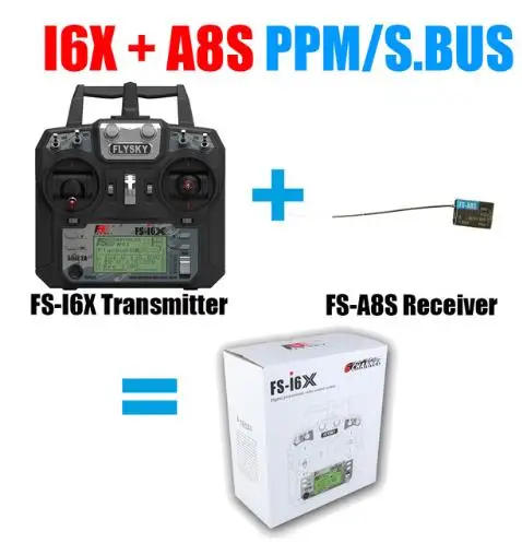Цвет: желтый Flysky FS-i6X 2,4 GHz 10CH RC передатчик Радио набор 6ch 8ch 10ch приемник для RC Heli Quad самолет автомобиль - Цвет: Цвет: желтый