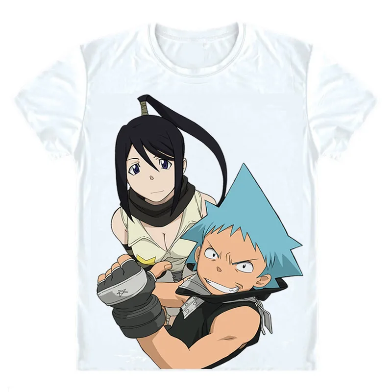 Футболки SOUL EATER многостильные рубашки с коротким рукавом Soru Ita DWMA Shibusen Maka Albarn Soul