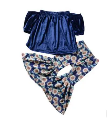 Комплект одежды из 2 предметов для маленьких девочек топы на бретельках с