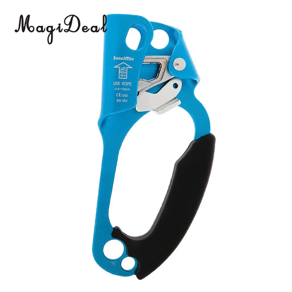 MagiDeal Professional Tree Rock Climbing Hand Ascender Riser 8-13mm Rope Clamp Equipment for Rescue Caving Engineering Supplies | Спорт и